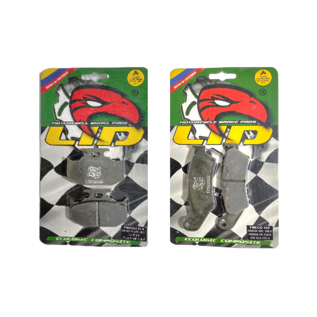 Juego de pastillas de freno LID DR650