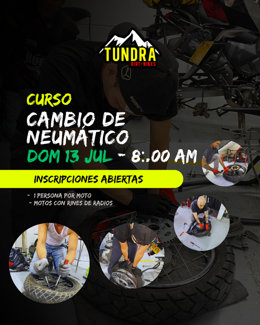Curso cambio de neumático