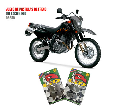 Juego de pastillas de freno LID DR650